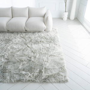 Rectangle Faux Fur Rug | 7x9ft