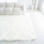 Rectangle Faux Fur Rug | 7x9ft