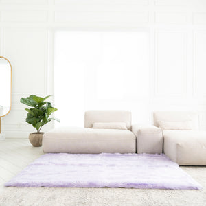 Rectangle Faux Fur Rug | 4x6ft
