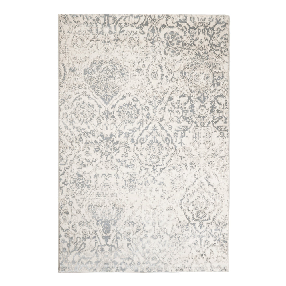 Cream Faded Area Rug
