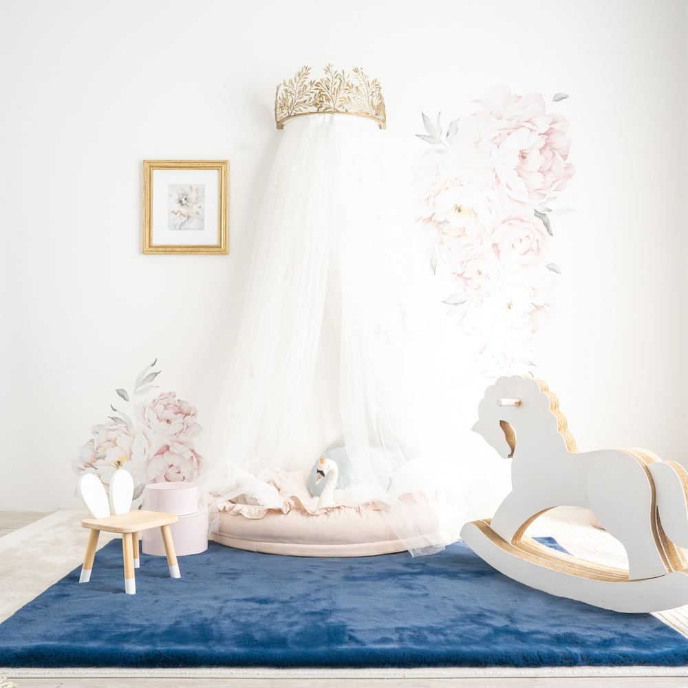 Rectangle Faux Rabbit Fur Rug | 5x7ft