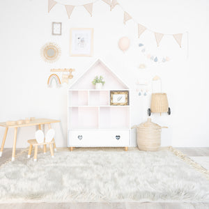 Rectangle Faux Fur Rug | 5x7ft