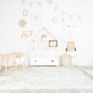 Rectangle Faux Fur Rug | 5x7ft