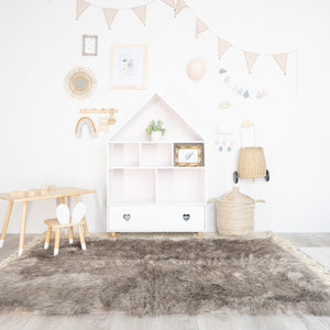 Rectangle Faux Fur Rug | 5x7ft