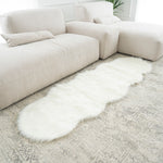 Pelt Shape Faux Fur Rug | 2x6ft Runner