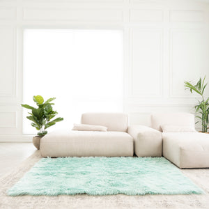 Rectangle Faux Fur Rug | 4x6ft