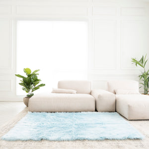 Rectangle Faux Fur Rug | 4x6ft