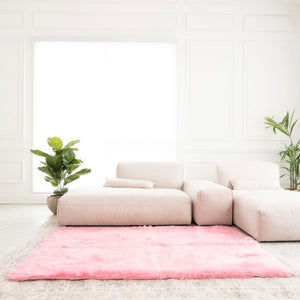 Rectangle Faux Fur Rug | 4x6ft