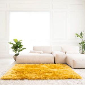 Rectangle Faux Fur Rug | 4x6ft